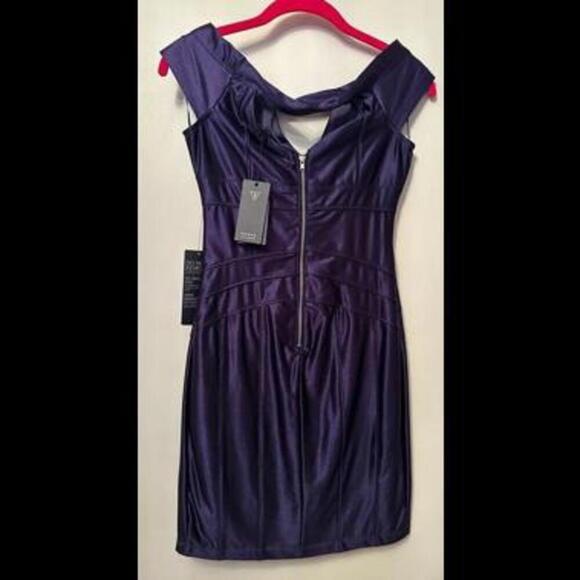 Royal Plum by Guess- A Stunning Never Worn Guess Dress with Tags Attached - Picture 2 of 4